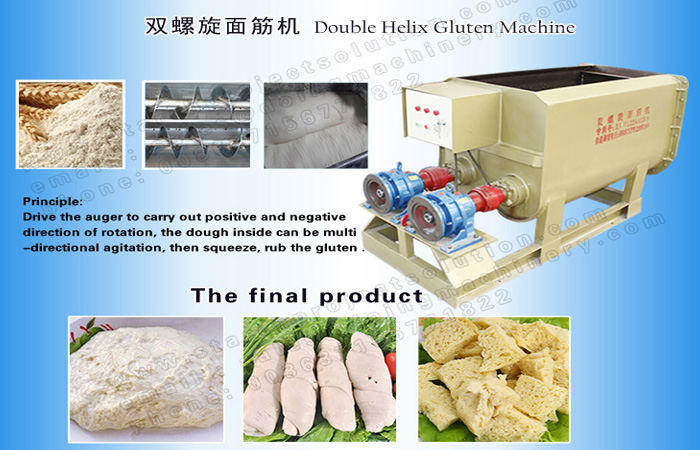 double helix gluten machine | gluten washing machine