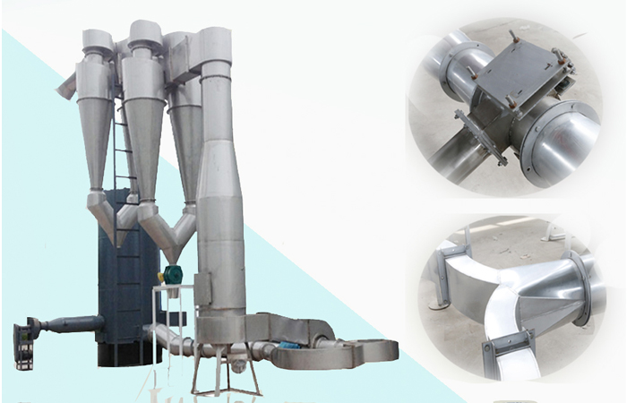 Cassava starch air-stream drying machine equipment