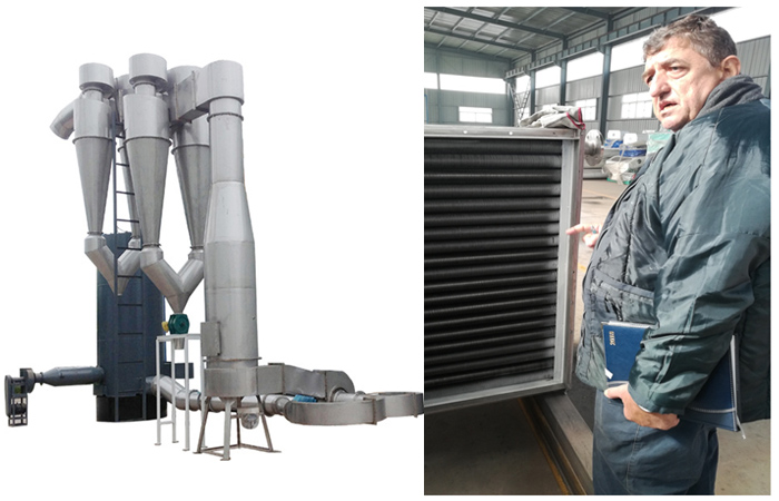 Tanzanian client check cassava flour processing machine