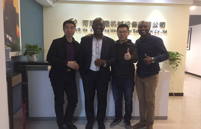 Cameroon client visit our company for the second time