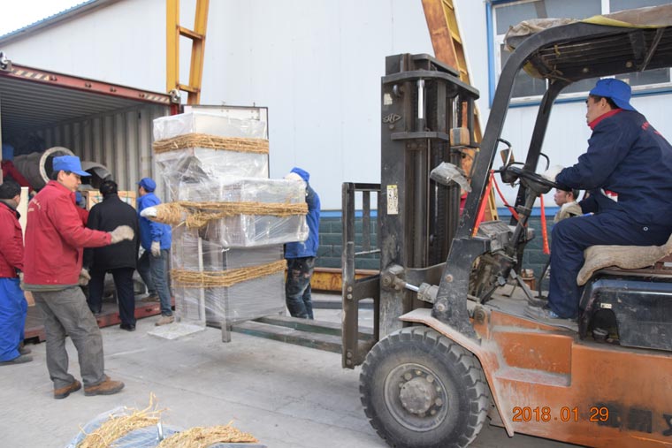 Potato starch drying machine delivery to Ukraine client