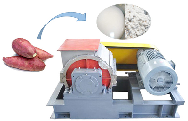 sweet potato starch processing machine