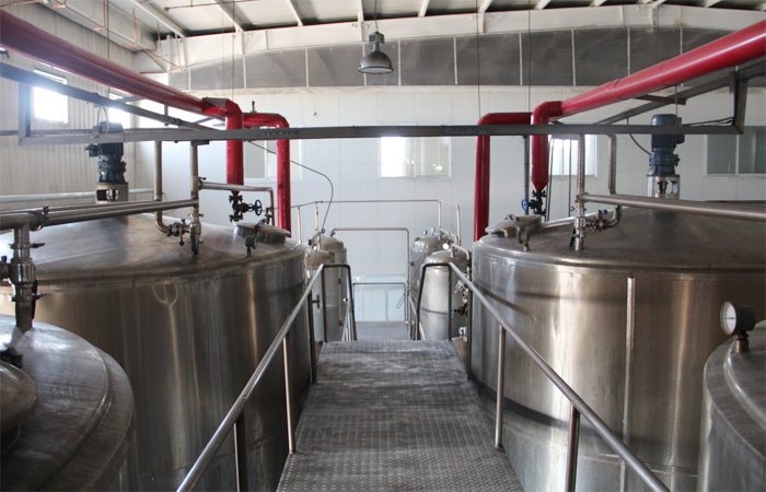 Corn glucose syrup production plant process