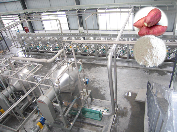 Sweet potato starch making machine