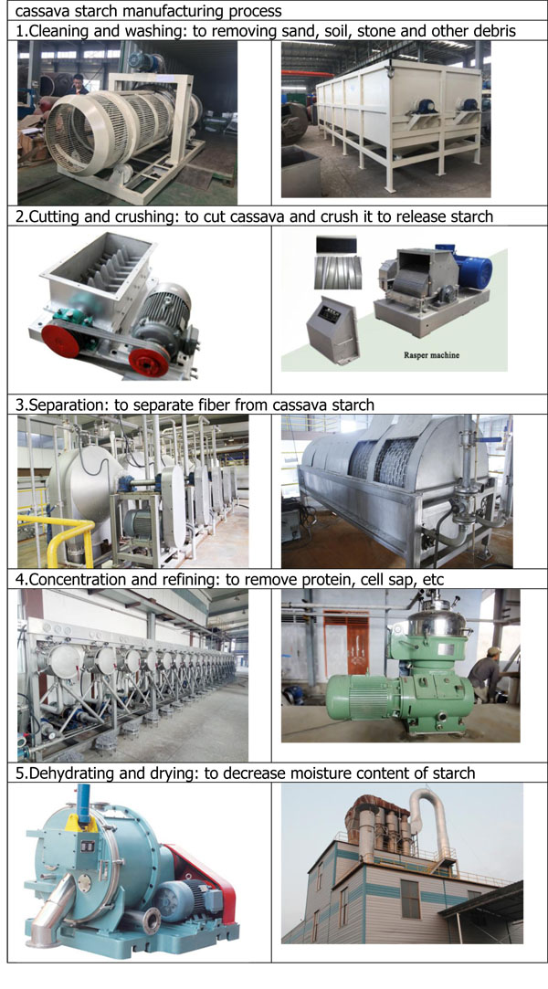 cassava starch production process