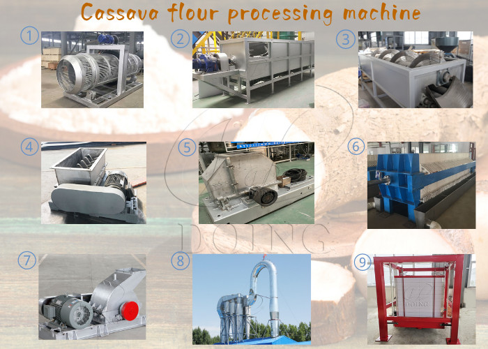 cassava flour machine