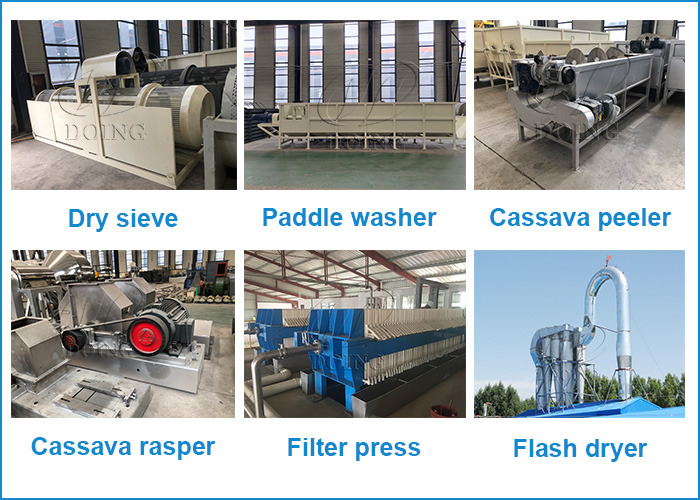 cassava flour processing machine