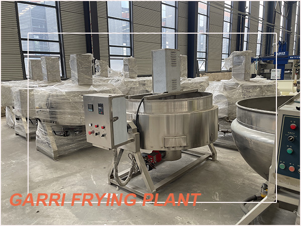 Ghanian customer purchased gari frying plant from Henan Jinrui