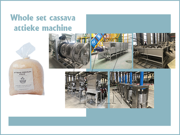 Whole set Attieke Machine For Production Efficiency