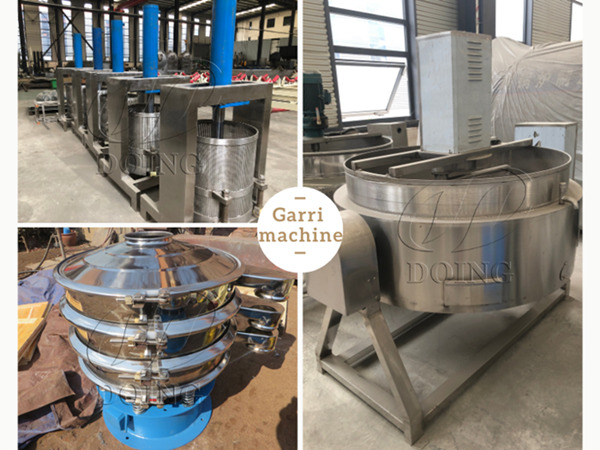 Small capacity garri processing machines has been sent to Ghana from Henan Jinrui