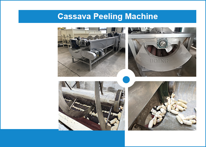 cassava peerler machine