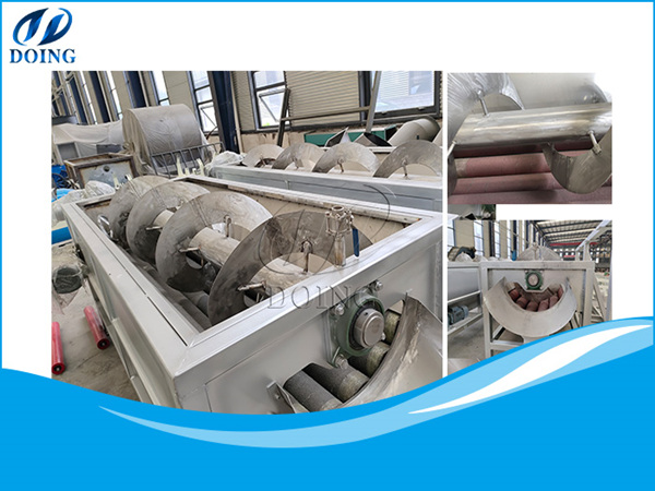 Automatic cassava peeling and washing machine