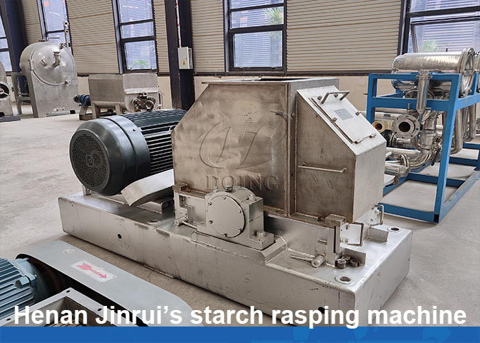 starch rasping machine in henan jinrui's factory