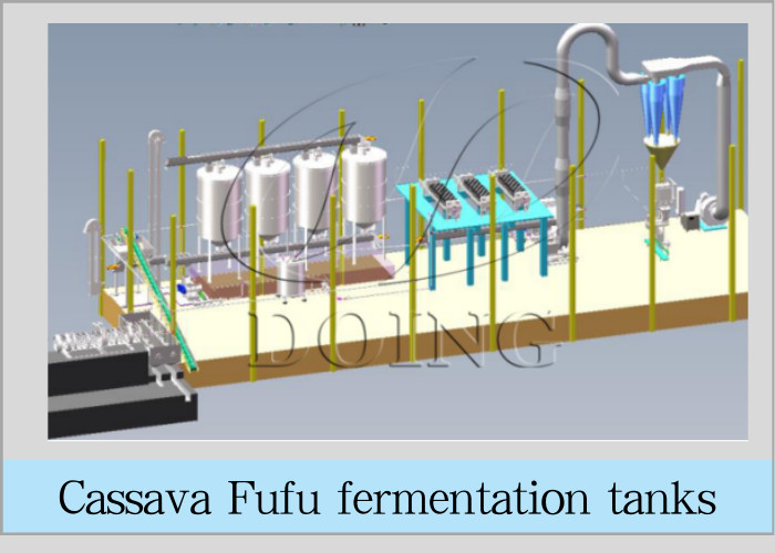 fufu fermentation tanks