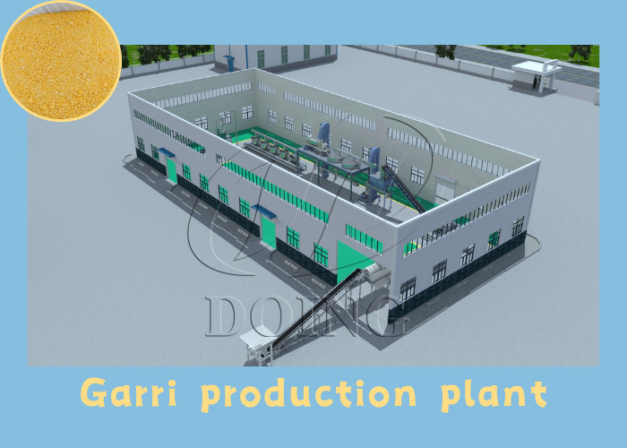 2024 latest fully automatic Garri processing line