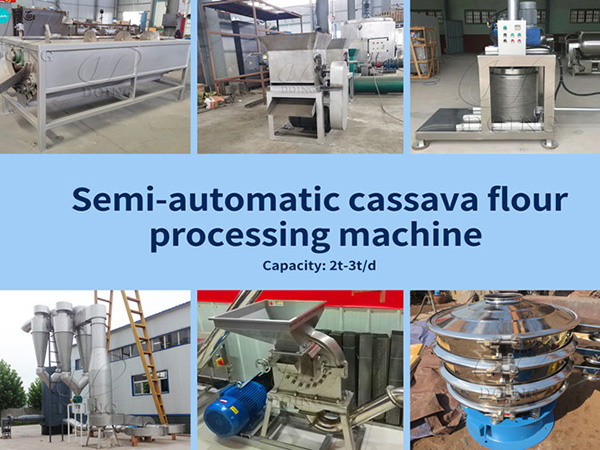 automatic cassava meal processors