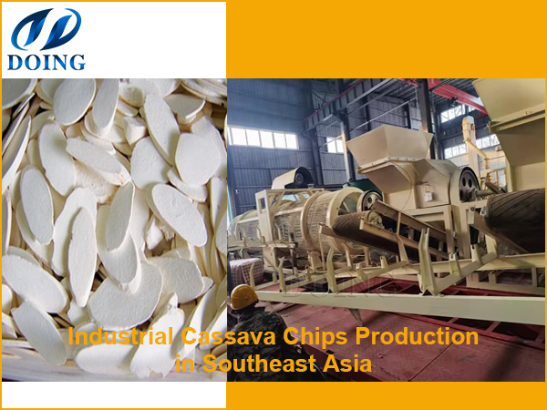 Indonesia Cassava Chips Slicing Machine for Industrial Use