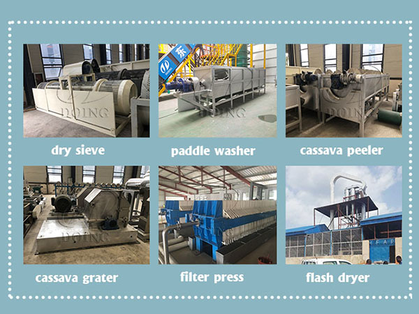 Cassava Meal Processing Line Layout