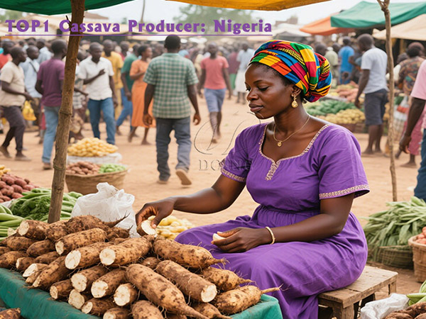 Which state in Nigeria produce the most cassava?