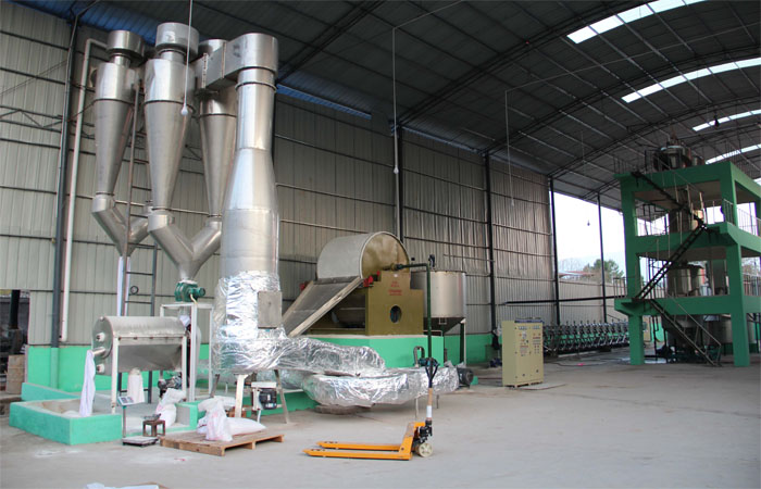 Starch dryer machine