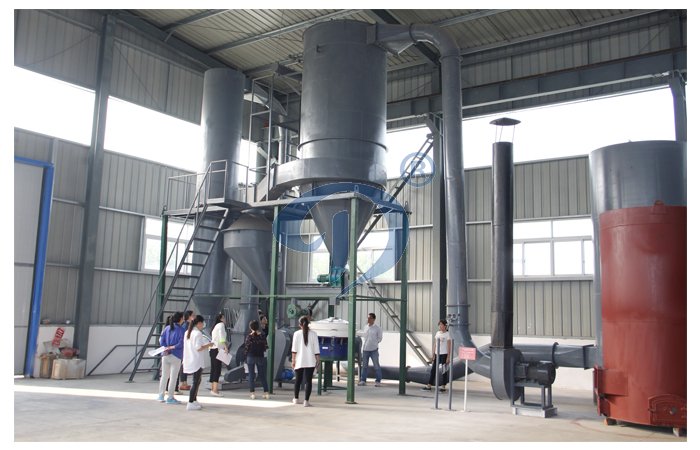 Wheat starch drying plant