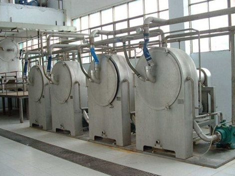 Cassava fiber separating machine